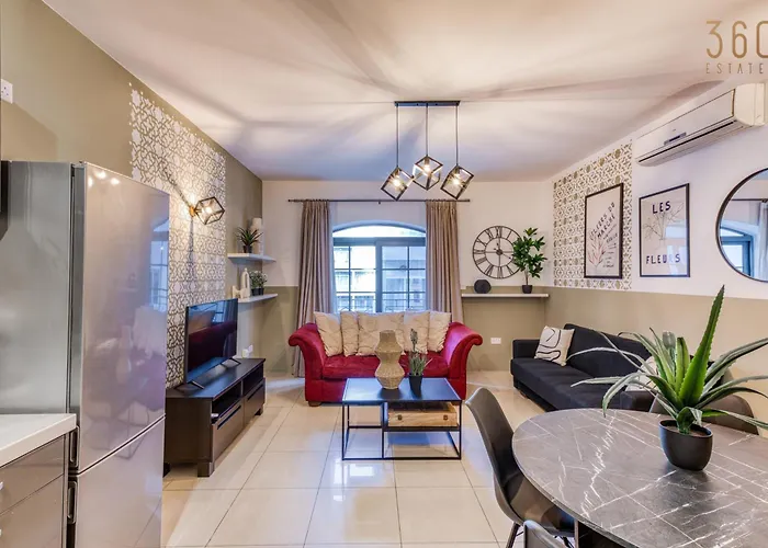 Lejlighed Stylish 2br Near Seafront & St'julians By 360 Estates *