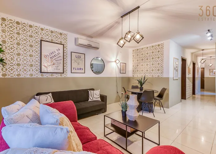Stylish 2br Near Seafront & St'julians By 360 Estates * Sliema